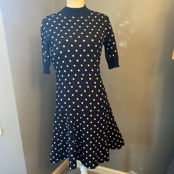 Rachel Roy Polka Dot Flare Dress - Picture 7 of 15